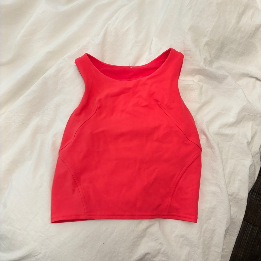 Lululemon Coral/hot pink workout tank top